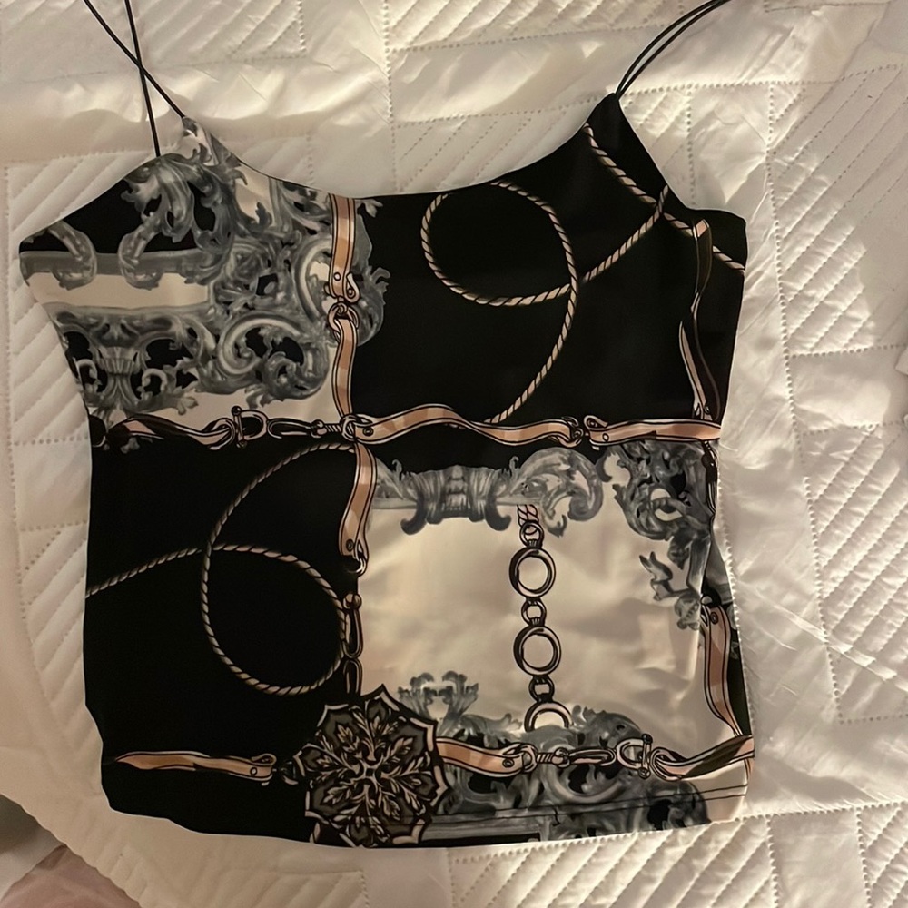 guess printed cami